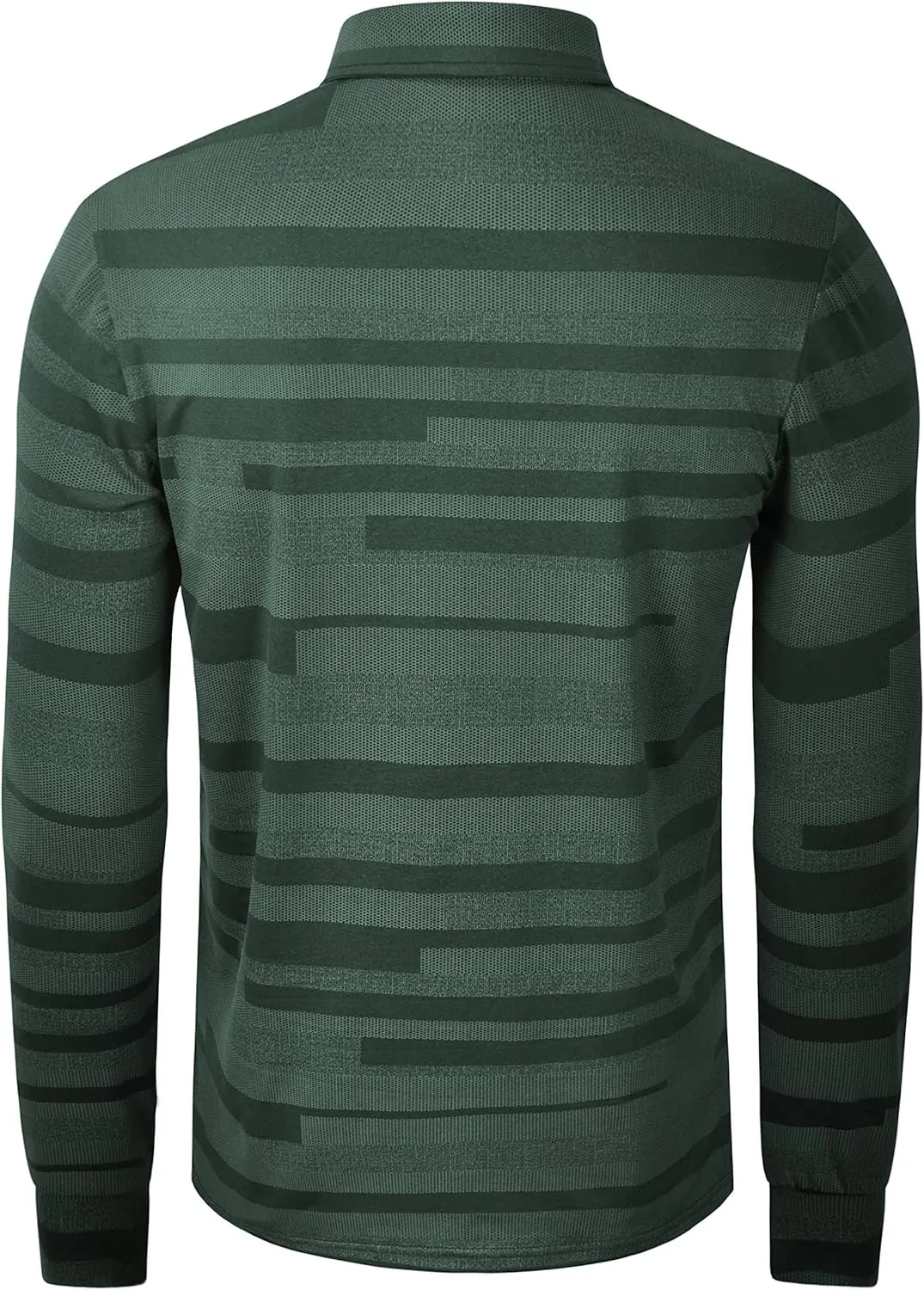 Long Sleeve Polo Shirts for Men Casual Dress Polo Tee Shirts Lightweight Quick Dry Collared Golf Shirt