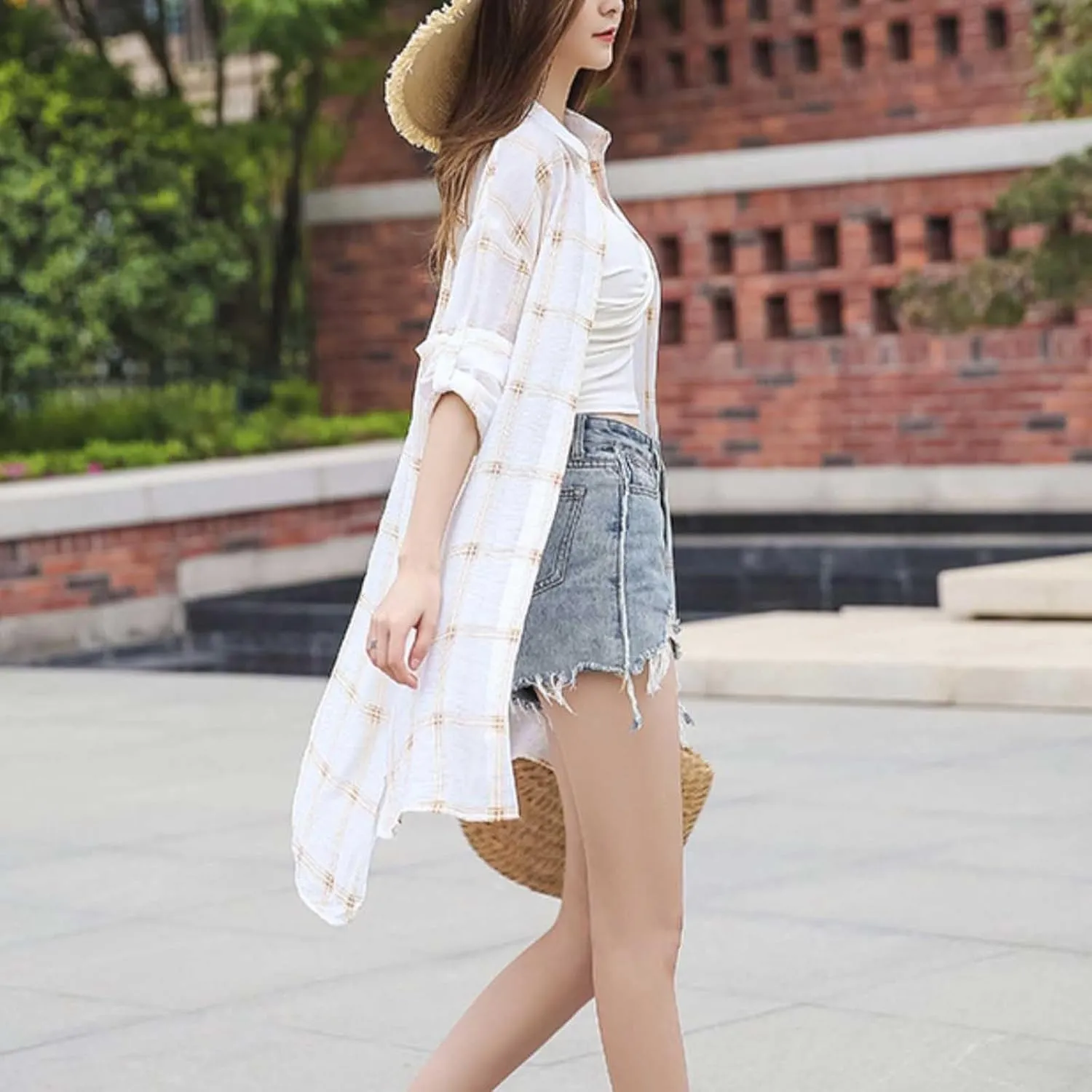 Long Sleeve Shirts for Women,2024 Spring Summer Dressy Casual Button Down Plus Size Tops Office Work Blouses