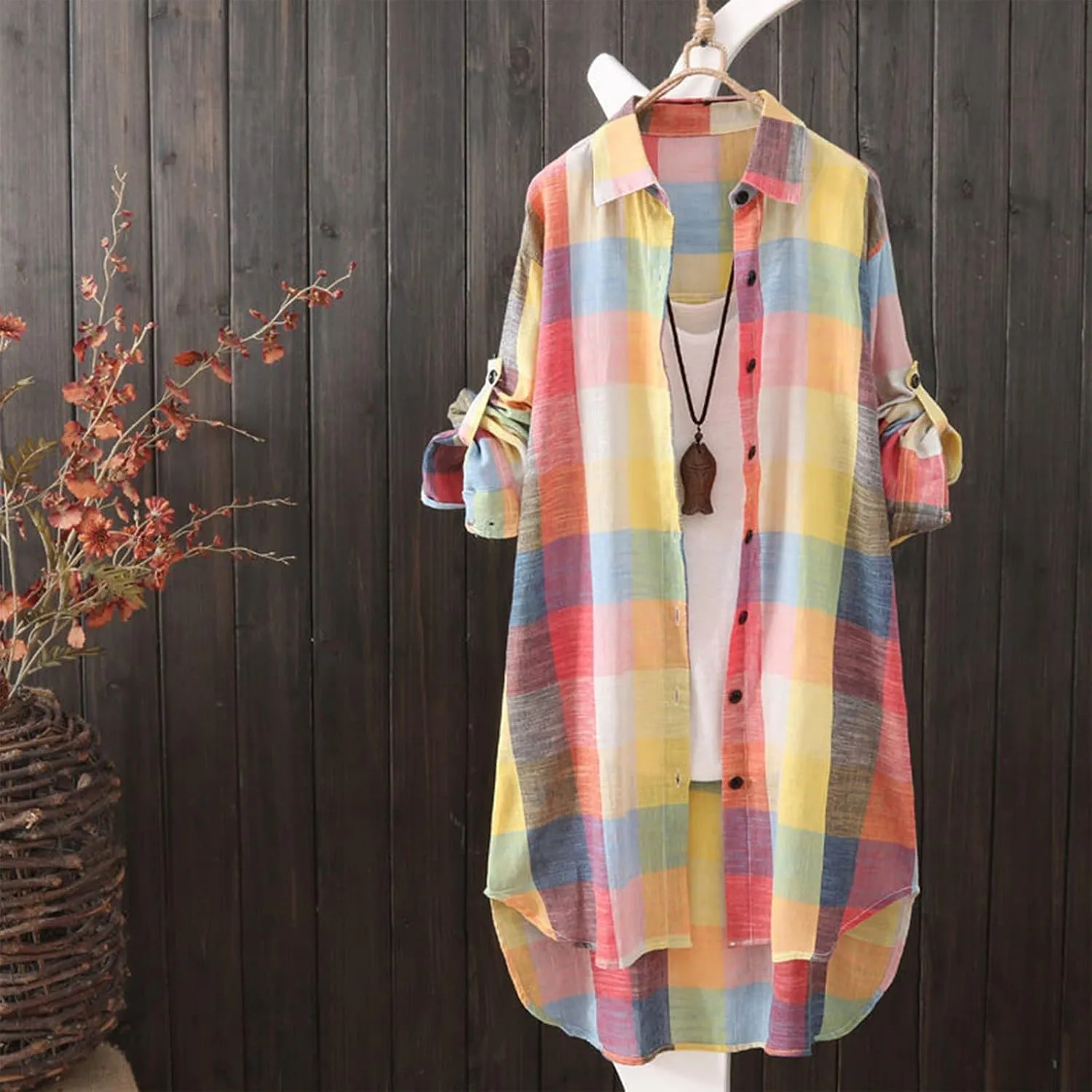 Long Sleeve Shirts for Women,2024 Spring Summer Dressy Casual Button Down Plus Size Tops Office Work Blouses