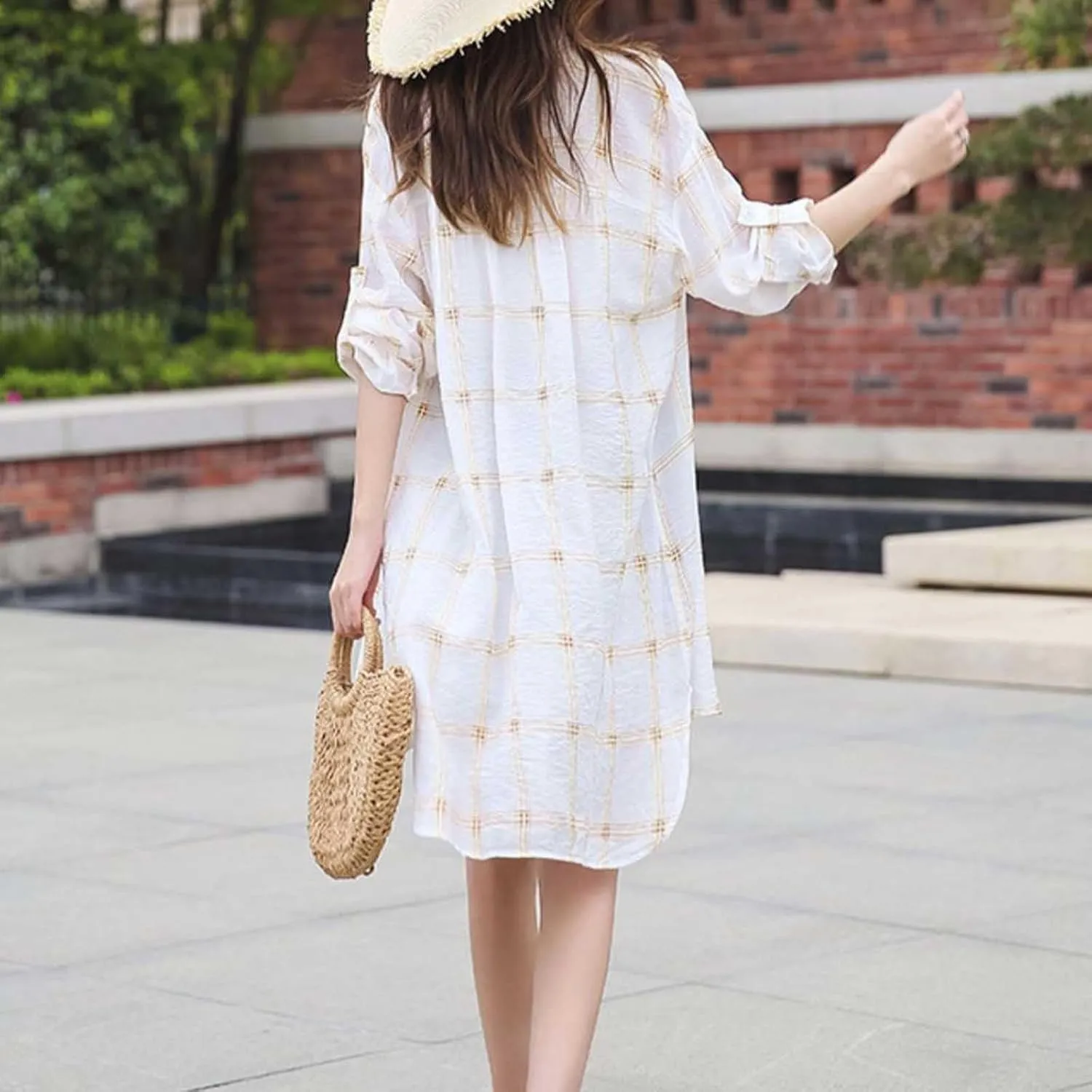 Long Sleeve Shirts for Women,2024 Spring Summer Dressy Casual Button Down Plus Size Tops Office Work Blouses