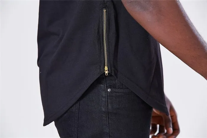Luxury Hooded Long T-Shirt - 4 Colors