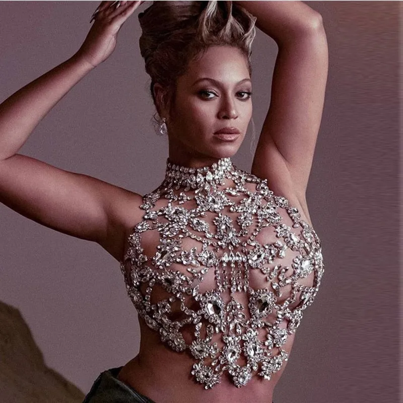 Luxury Rhinestone Top