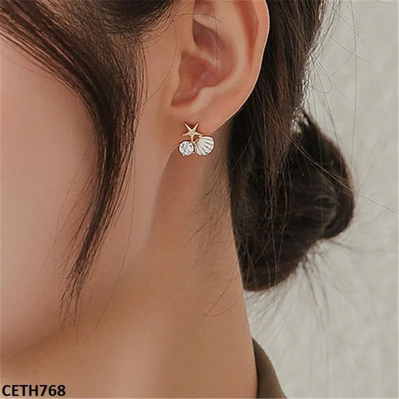 Luxury Zircon Stud Tops Pair