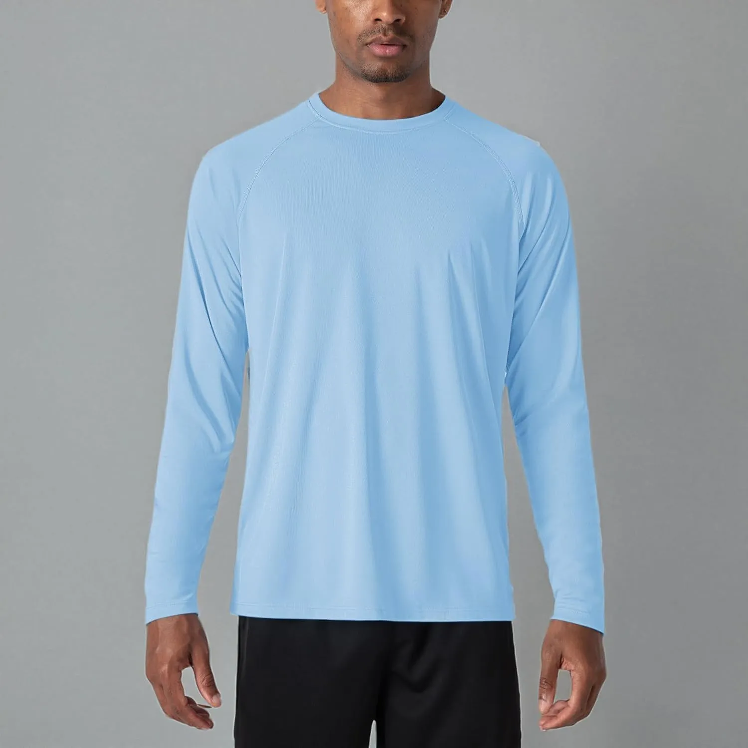 MAGCOMSEN Men's Long Sleeve Shirts UPF 50  UV Sun Protection Athletic Shirts for Hiking Running Workout Rash Guard