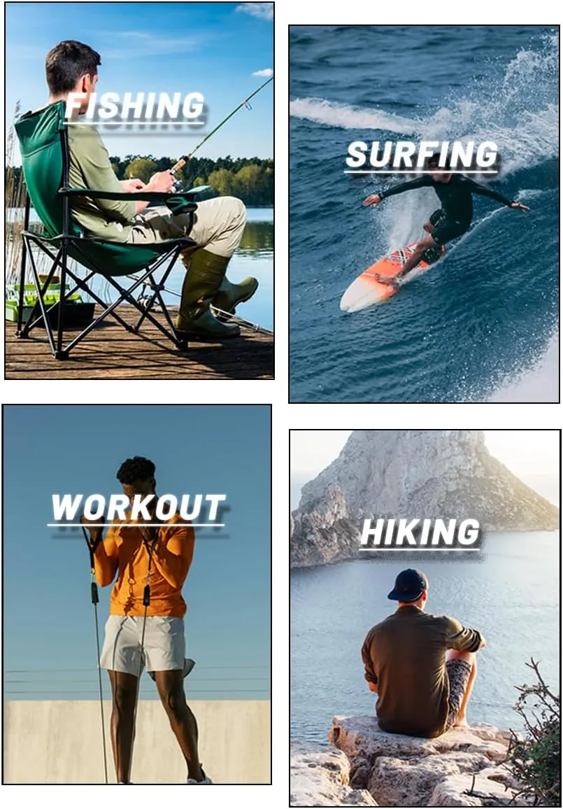 MAGCOMSEN Men's Long Sleeve Shirts UPF 50  UV Sun Protection Athletic Shirts for Hiking Running Workout Rash Guard