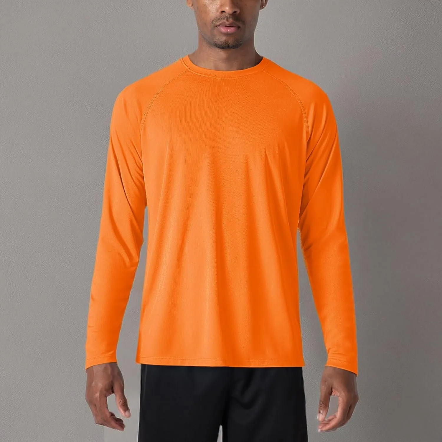 MAGCOMSEN Men's Long Sleeve Shirts UPF 50  UV Sun Protection Athletic Shirts for Hiking Running Workout Rash Guard