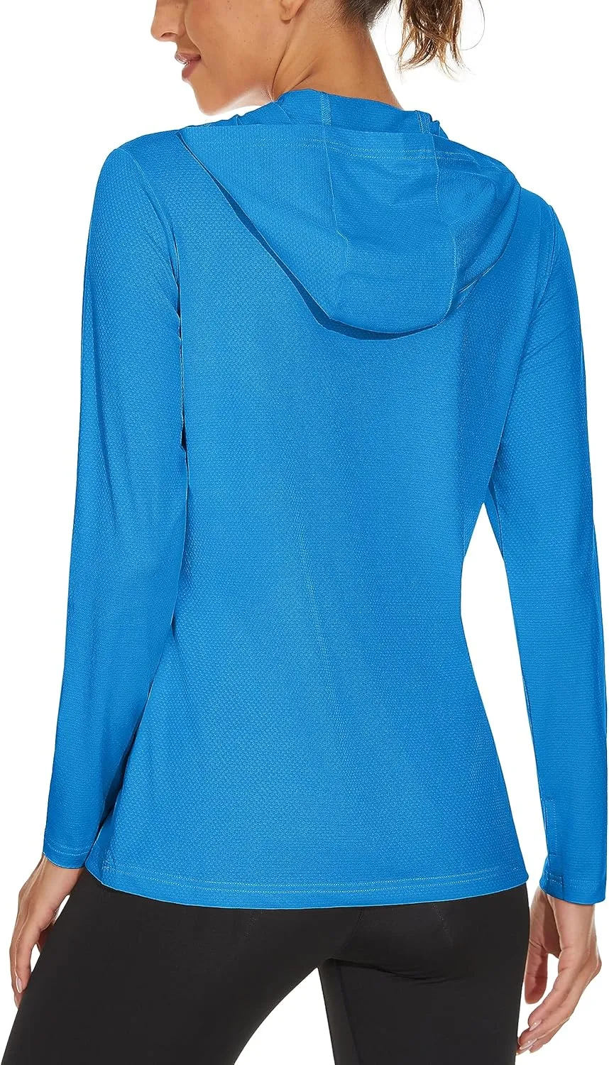 MAGCOMSEN Women's Sun Hoodie UPF 50  Rash Guard T Shirts Long Sleeve Athletic Hiking UV Protection Shirts