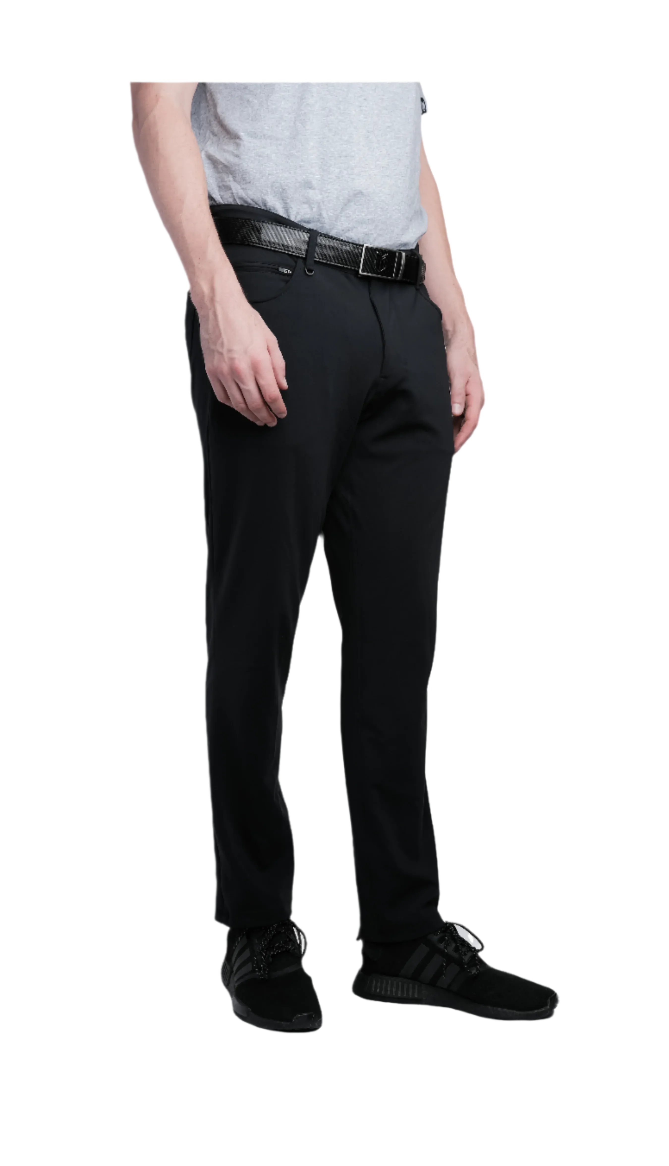 Marwin Sports Men's Performance Pants Slim Fit - Black