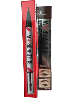 Maybelline Build-A-Brow Long Lasting Eyebrow Gel 260 Deep Brown