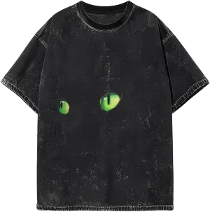 Men Oversized T Shirts Vintage Tee Loose Fit Short Sleeve Casual Streetwear Baggy Washed Unisex Tops