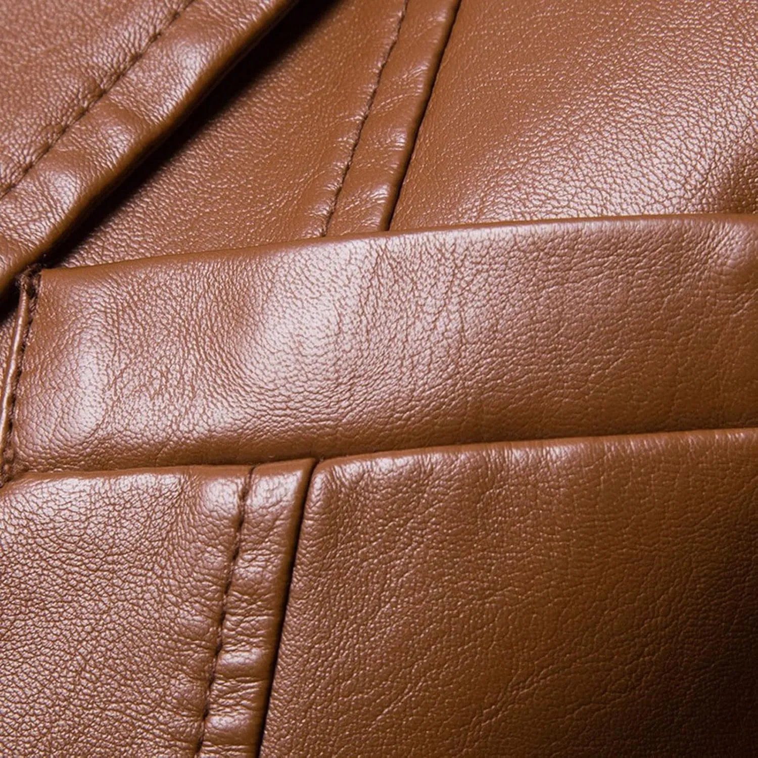 Men's Casual Coat Solid Leather Faux Single Breasted Blazers Jacket Slim Lapel Collar Pocket Warm Motorcycle Suit
