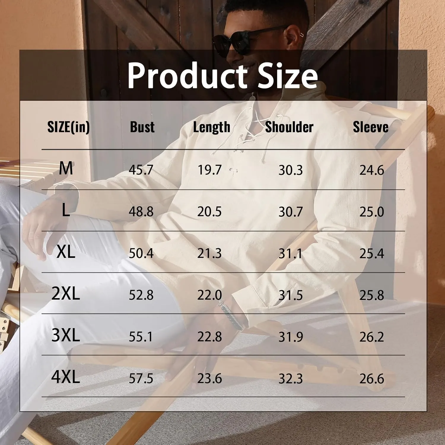 Men's Cotton Linen Shirt Drawstring Arm Banded Tops Medieval Viking Pirate Renaissance Halloween Costume