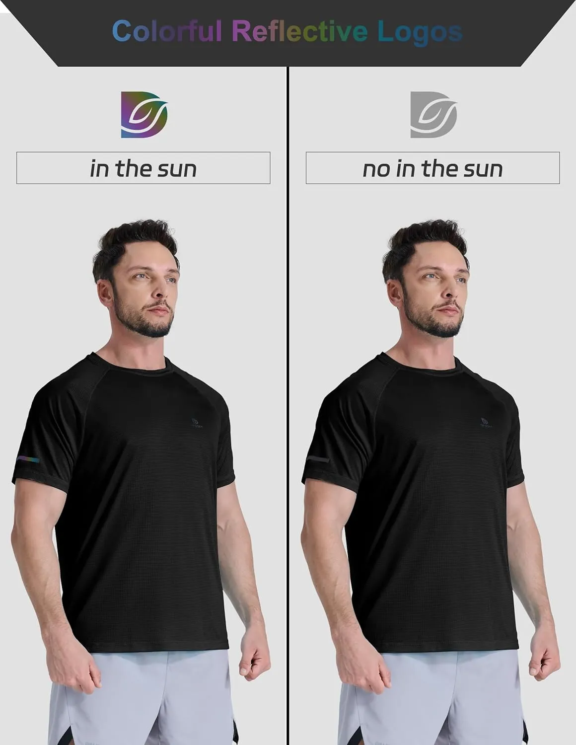 Men's Summer Short Sleeve Shirts Quick Dry Workout Lightweight T-Shirts Gym Running Swim Athletic Shirt 2025