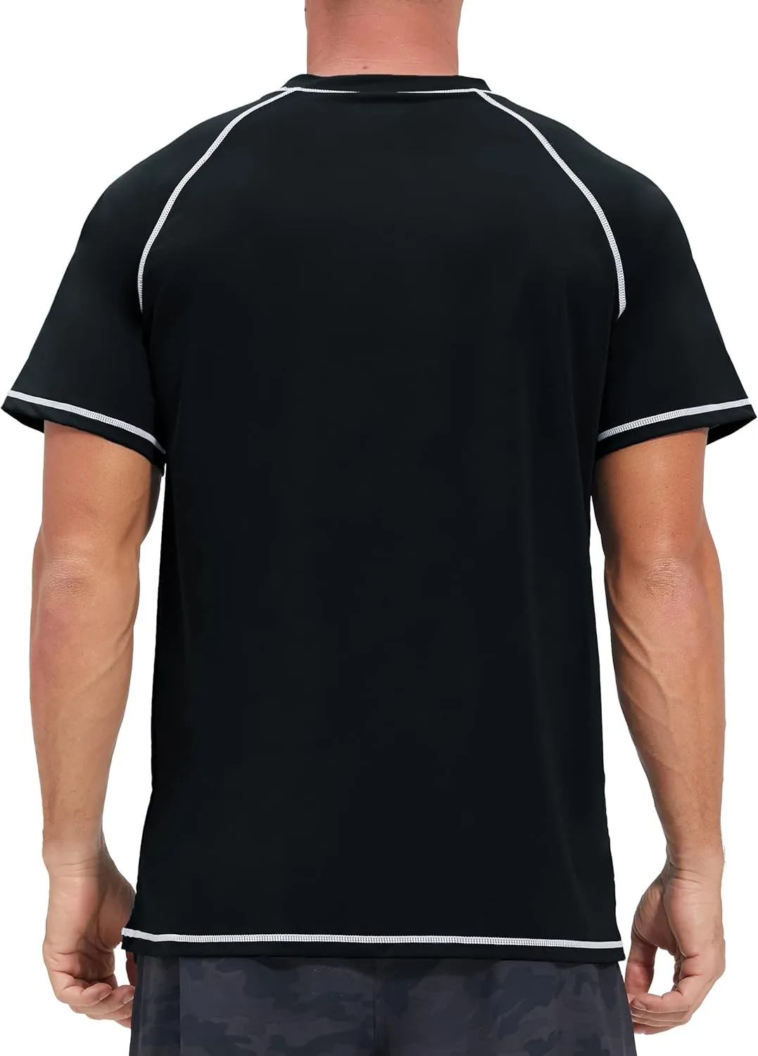 Men's Swim Shirts Rash Guard UPF 50  UV Sun Protection T-Shirt Quick Dry Fishing Beach T Shirts