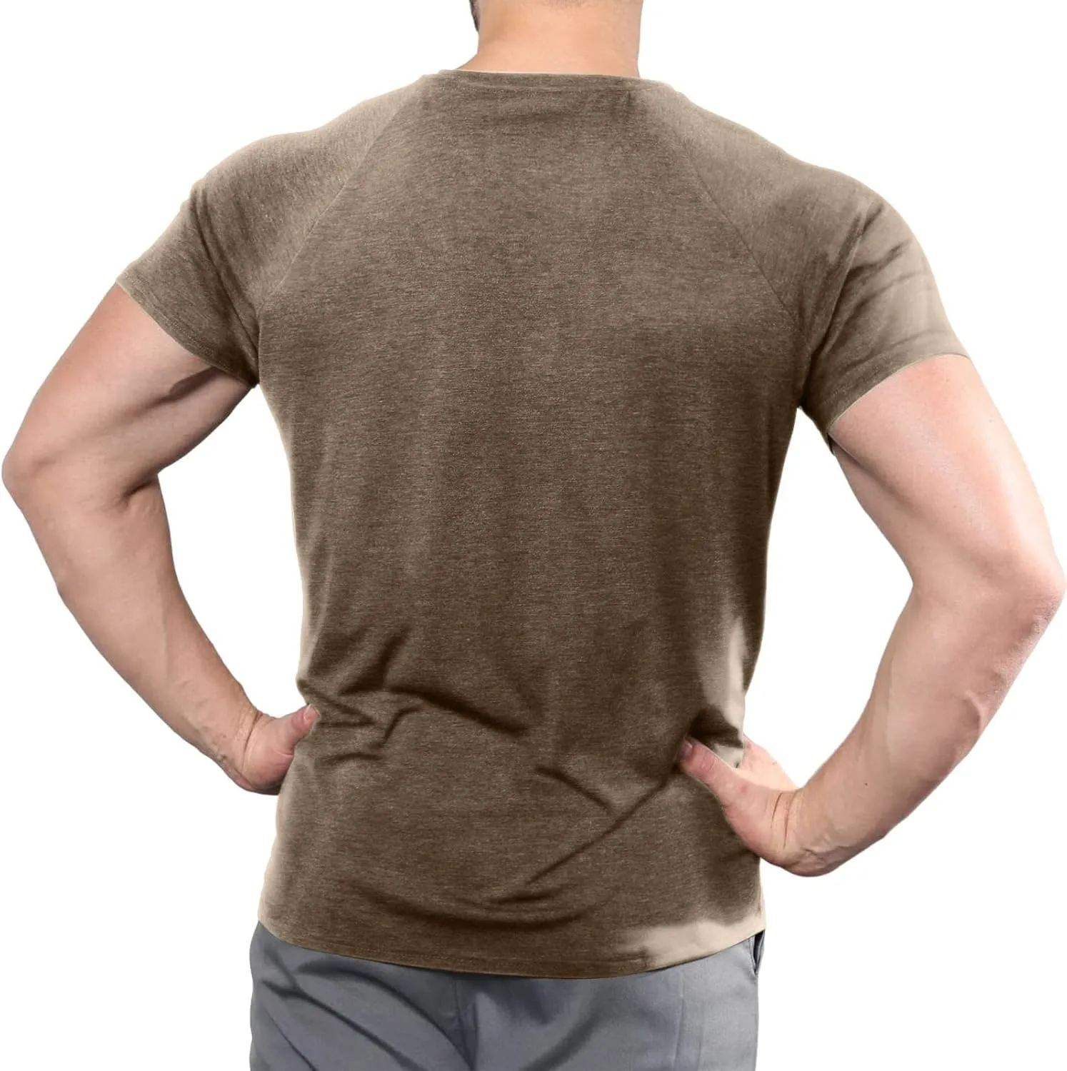 Men's T Shirt Crew Neck Short Sleeve Casual Outdoor Athletic Regular Fit Tees Fashion True Comfort Tops