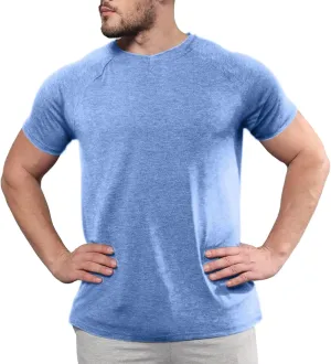 Men's T Shirt Crew Neck Short Sleeve Casual Outdoor Athletic Regular Fit Tees Fashion True Comfort Tops