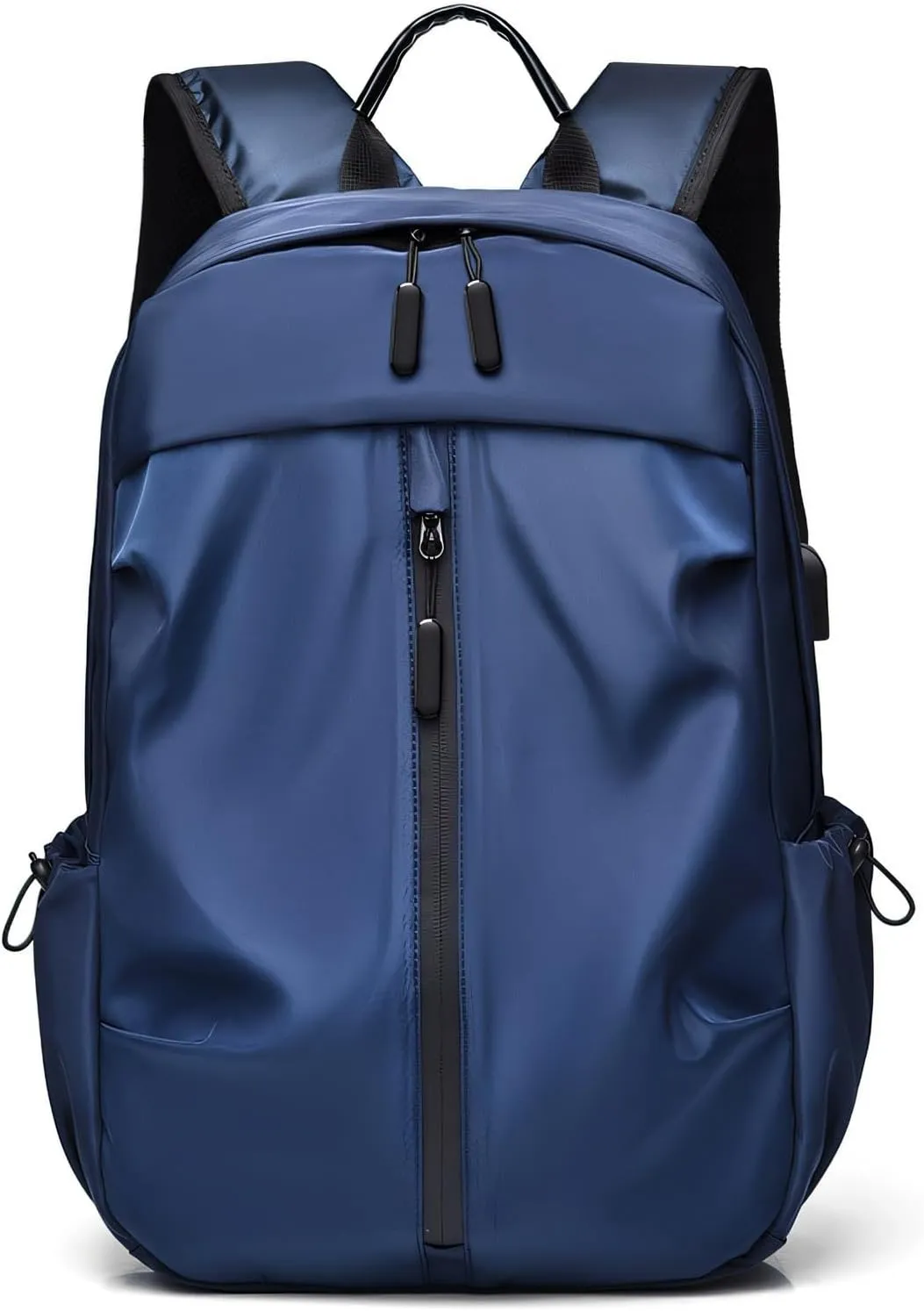 Mens travel Backpack Durable Water-Resistant Pack with Laptop Sleeve, Classic Backpack (Blue)