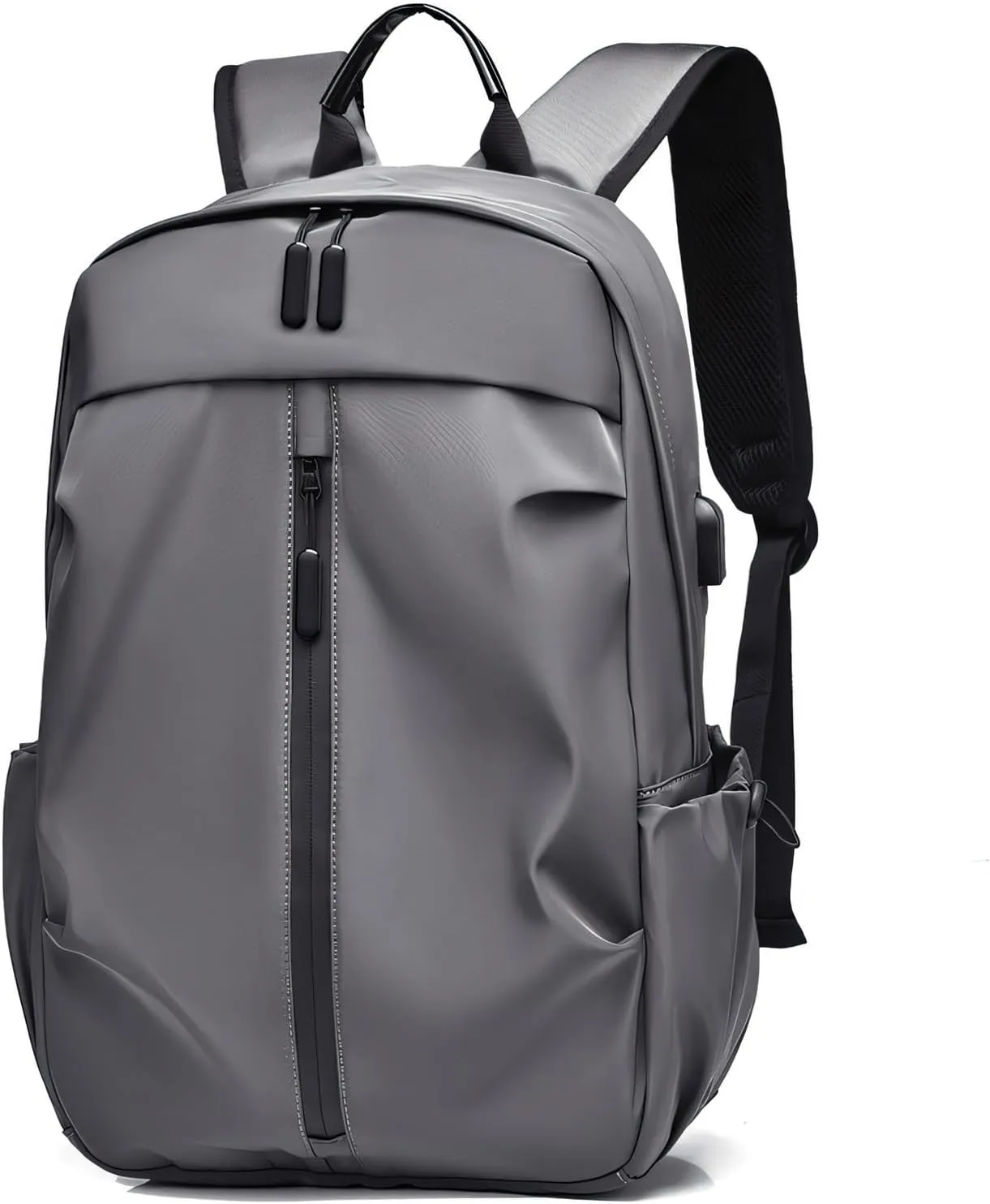 Mens travel Backpack Durable Water-Resistant Pack with Laptop Sleeve, Classic Backpack (Grey)