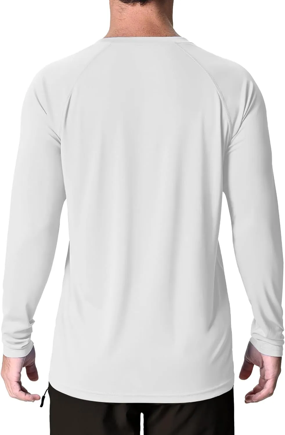 Men's UPF 50  Rash Guard Long Sleeve Sun Protection SPF UV Shirts Lightweight Breathable Swim T-Shirts