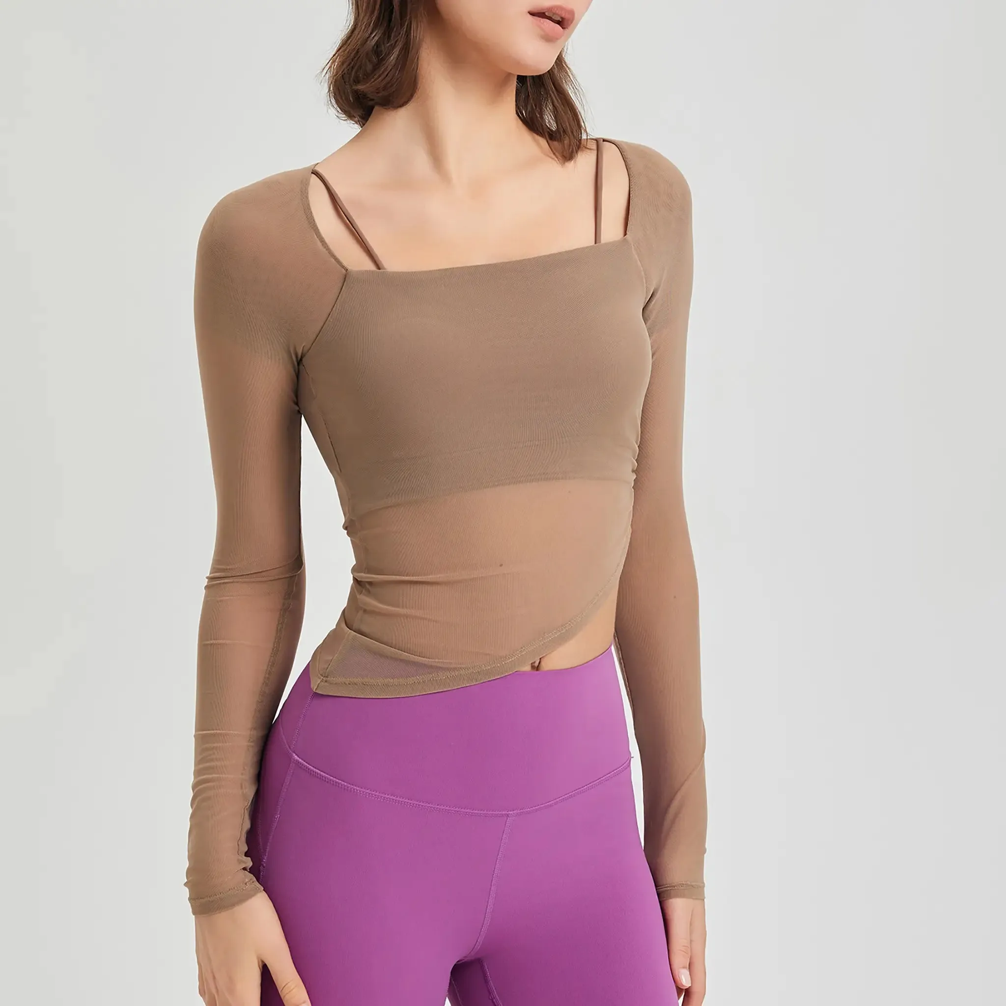 Mesh Fixed Cup Sports OuterWear