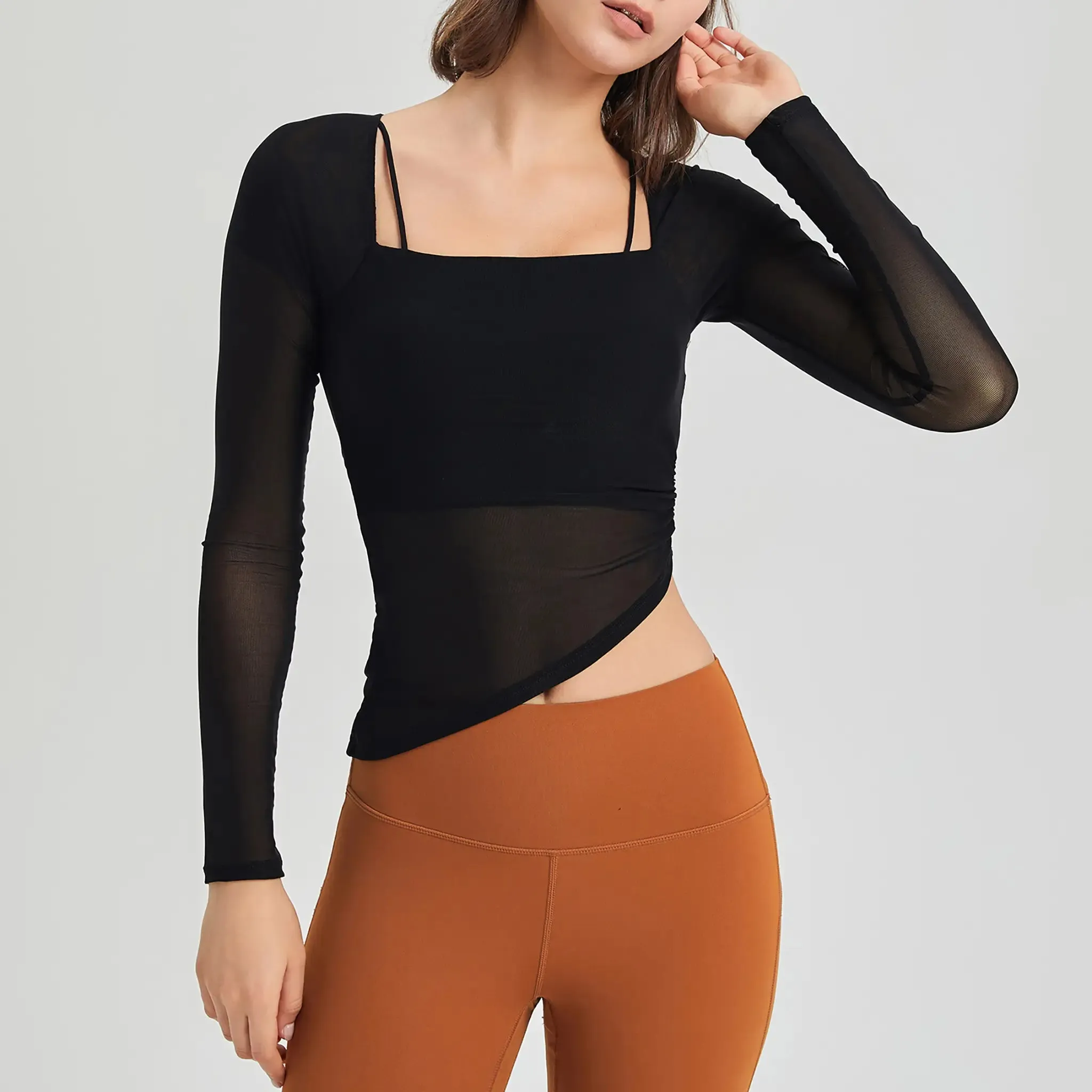 Mesh Fixed Cup Sports OuterWear