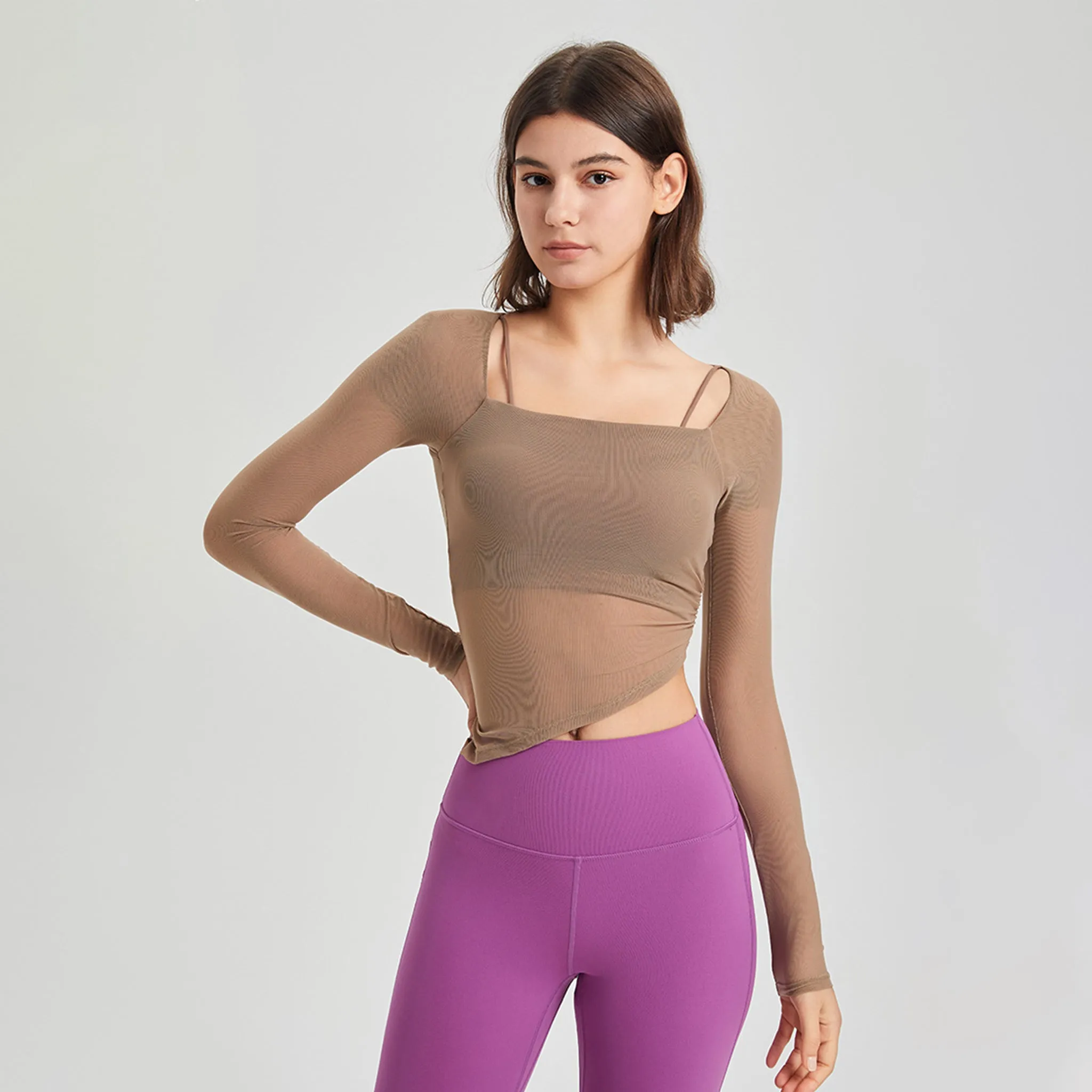 Mesh Fixed Cup Sports OuterWear