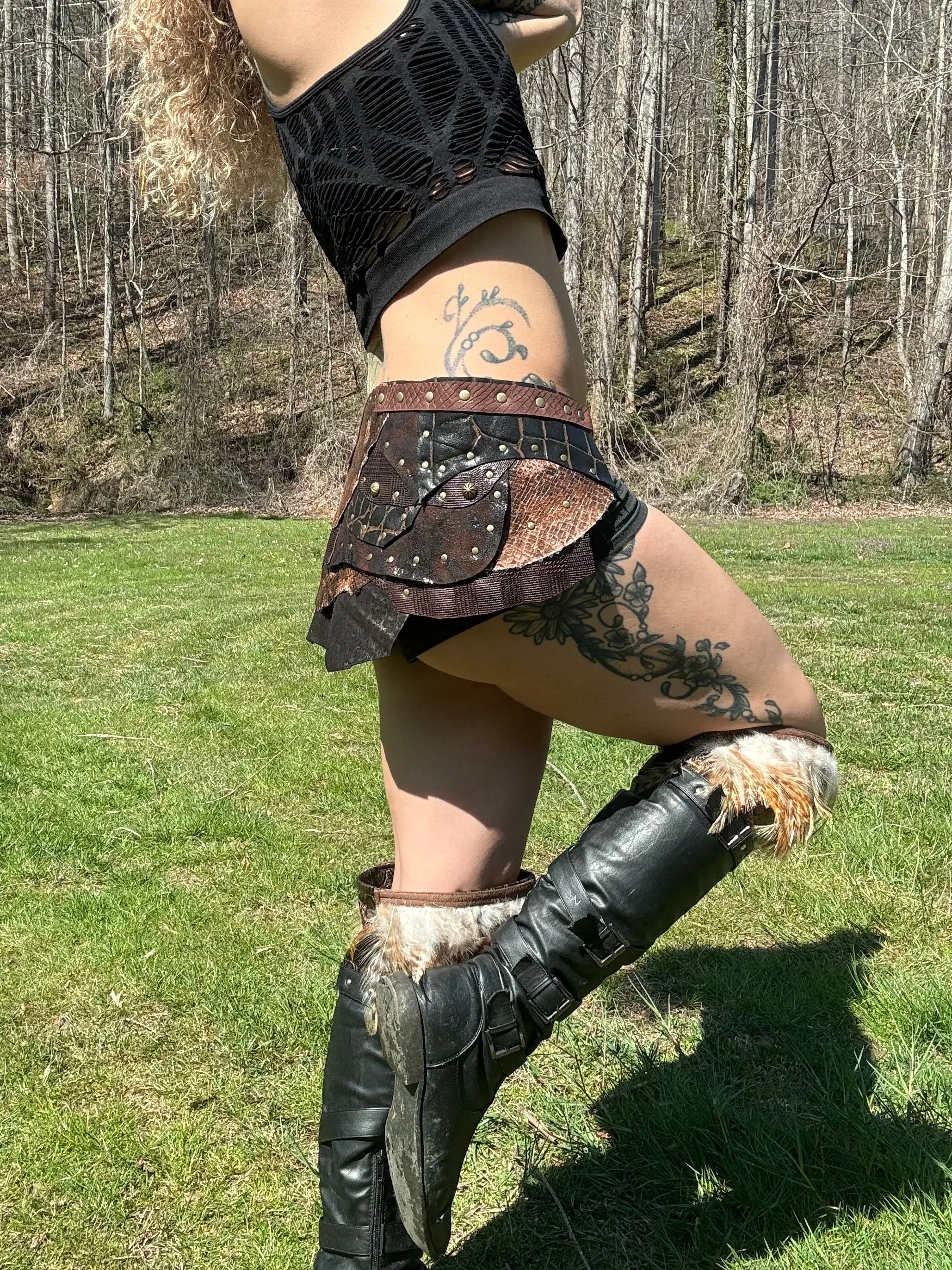 MIDNIGHT RAINBOWS - The Perfect accessory for any Warrior themed costume. Chocolaty Dark vibes for any Goddess.