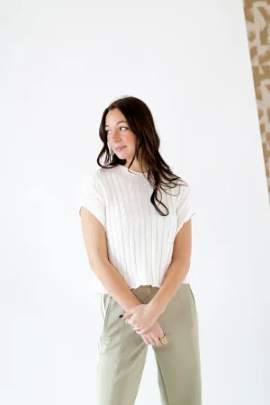 Mika Cable Knit Top