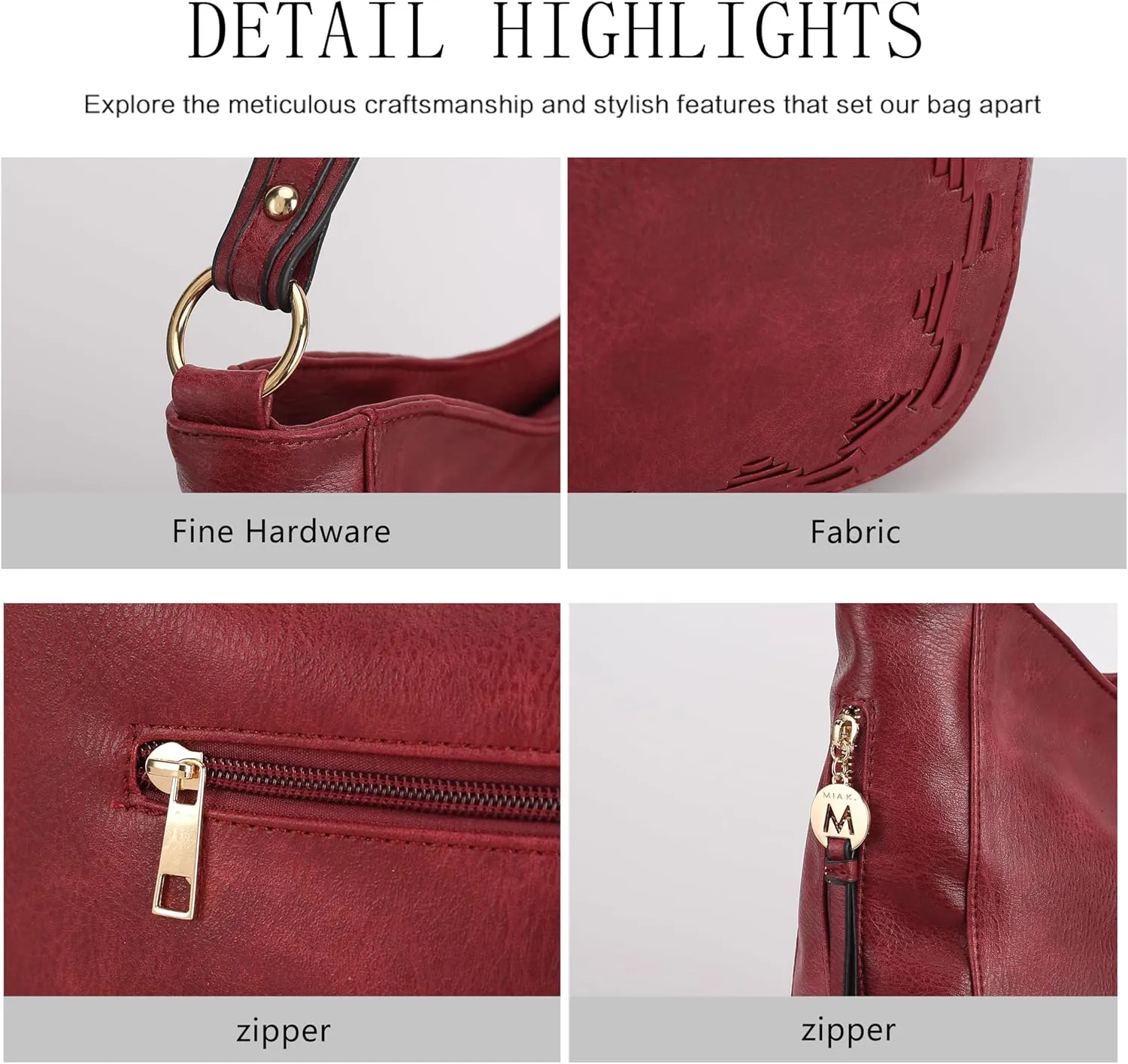 MKF Collection Shoulder Bag for Women, Vegan Leather Top-Handle Crossbody Bag Handbag Purse by Mia K
