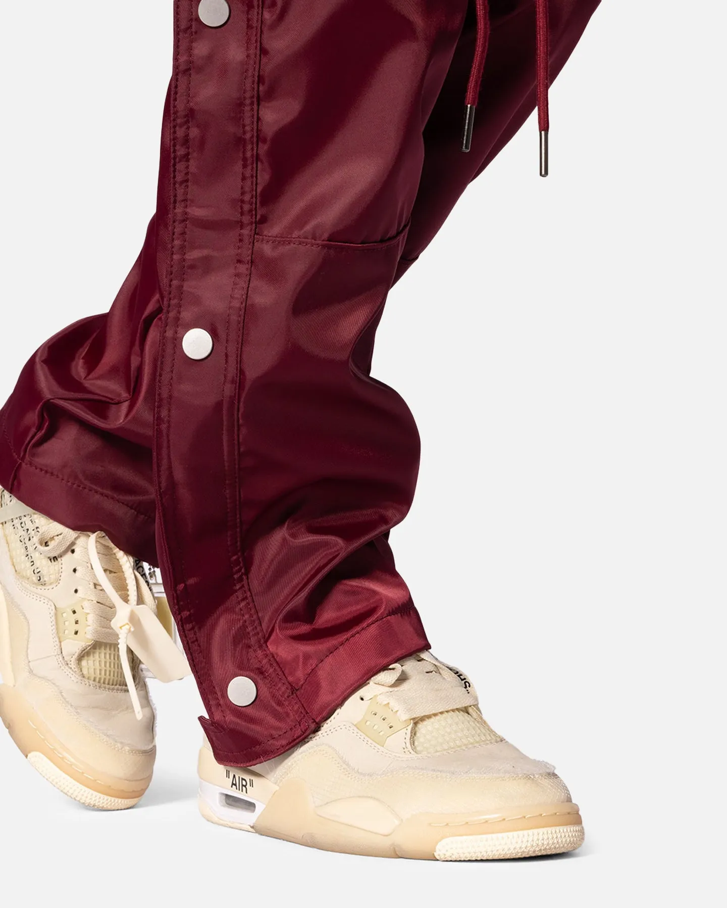 MNML Snap Front Cargo Pants Red