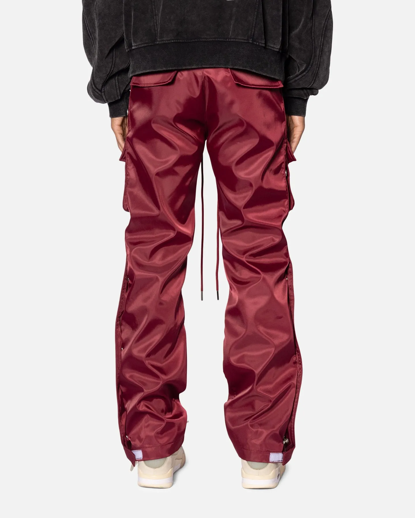 MNML Snap Front Cargo Pants Red