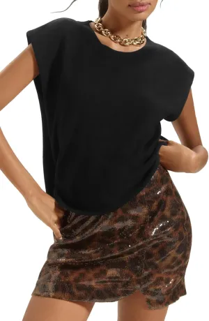 Moreone Womens Sweater Vest Cap Sleeve Crew Neck Sleeveless Casual Ribbed Knit Cropped Pullover Tank Tops