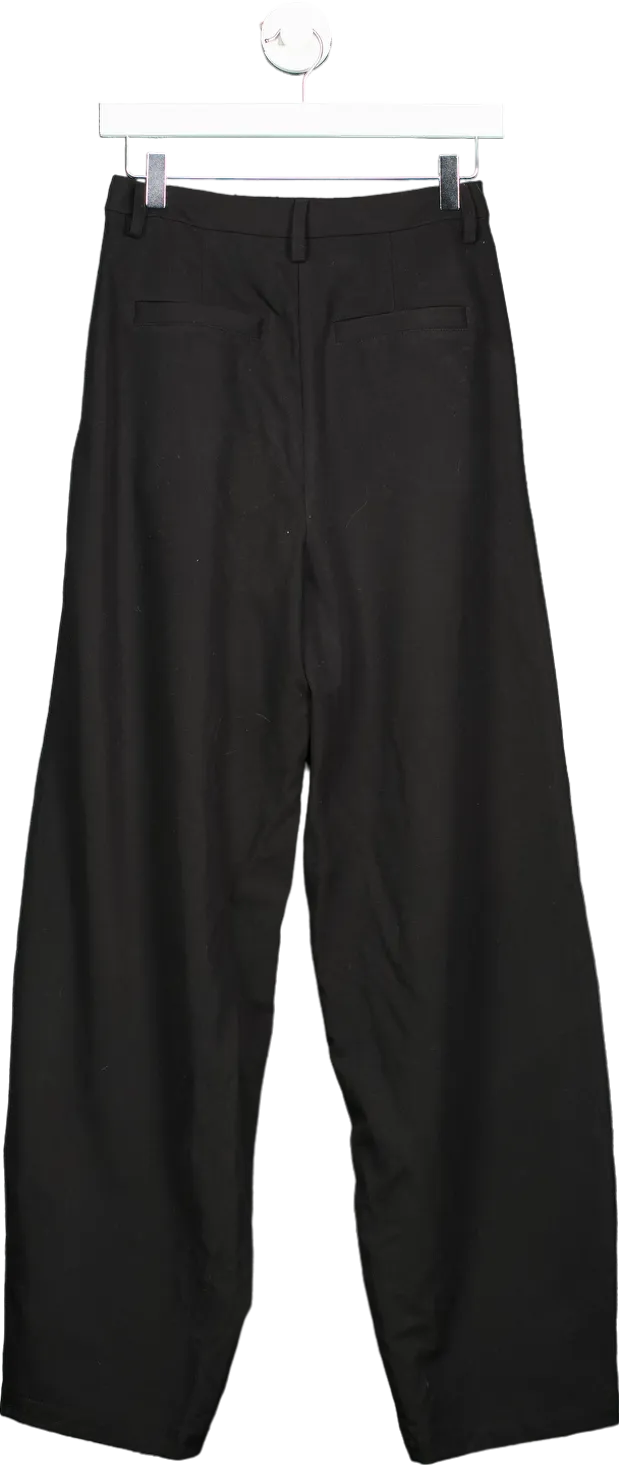 NA-KD Black Baggy Suit Pants UK 36