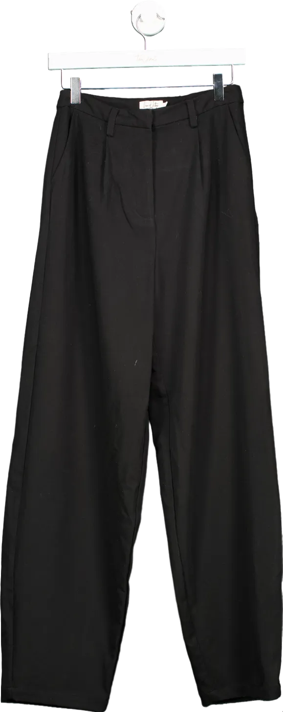 NA-KD Black Baggy Suit Pants UK 36