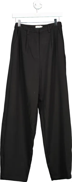 NA-KD Black Baggy Suit Pants UK 36