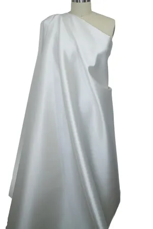 Needle Ready Silk/Wool Twill - White