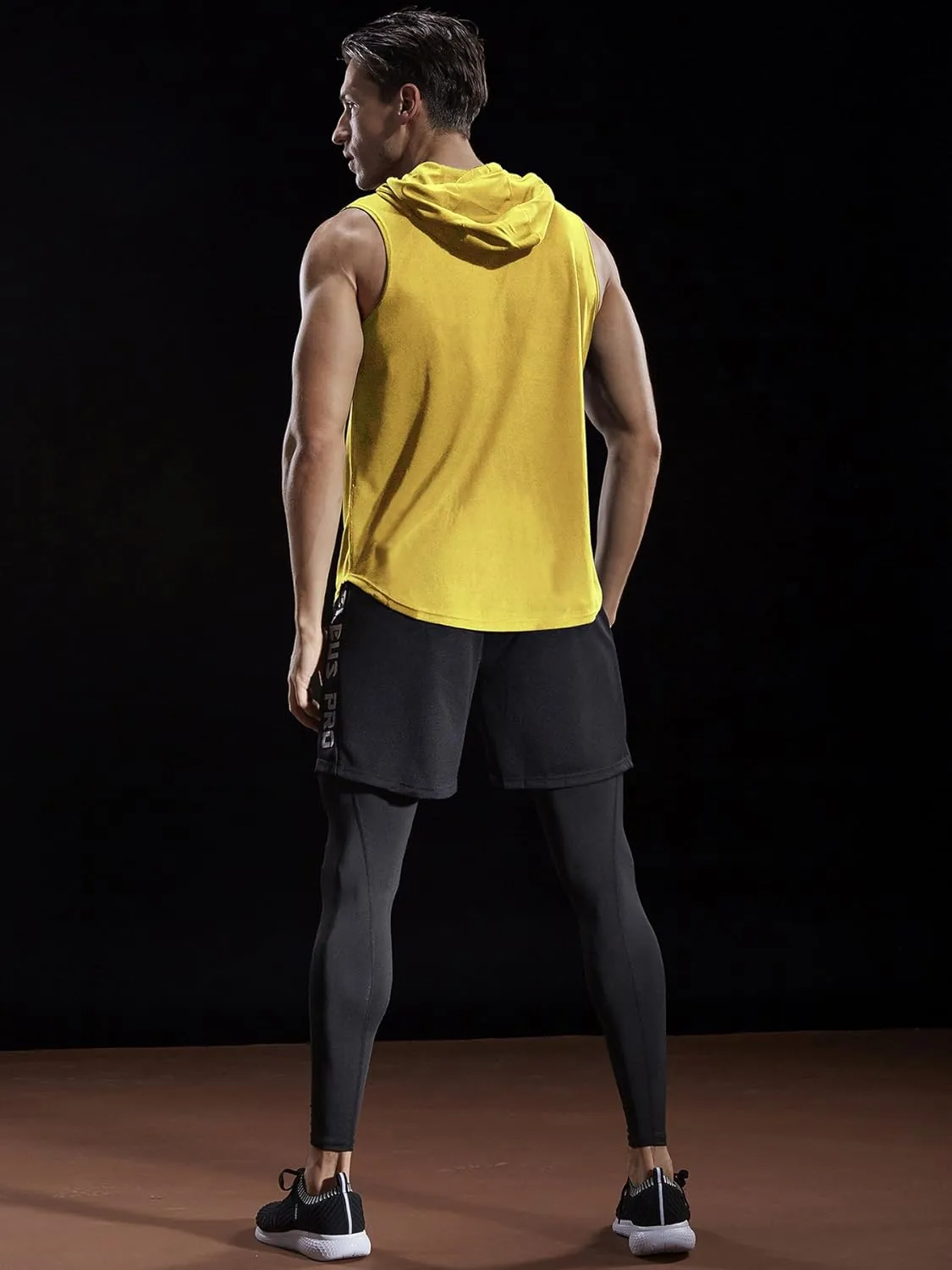 NELEUS Dry Fit Workout Athletic Muscle Tank Top Running Shirts with Hoods