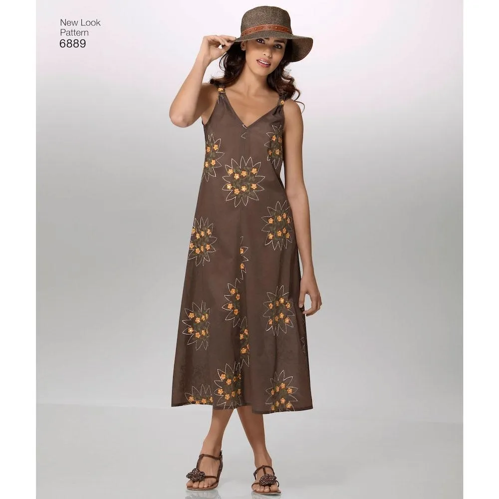 Newlook Pattern 6889 Misses Easy 2-Hour* Pullover Dress