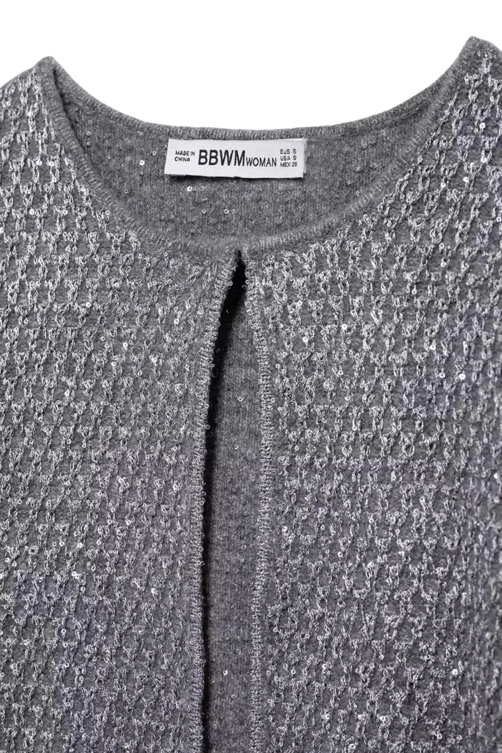 'Nora ' Knit Cardigan with Metallic Sequins