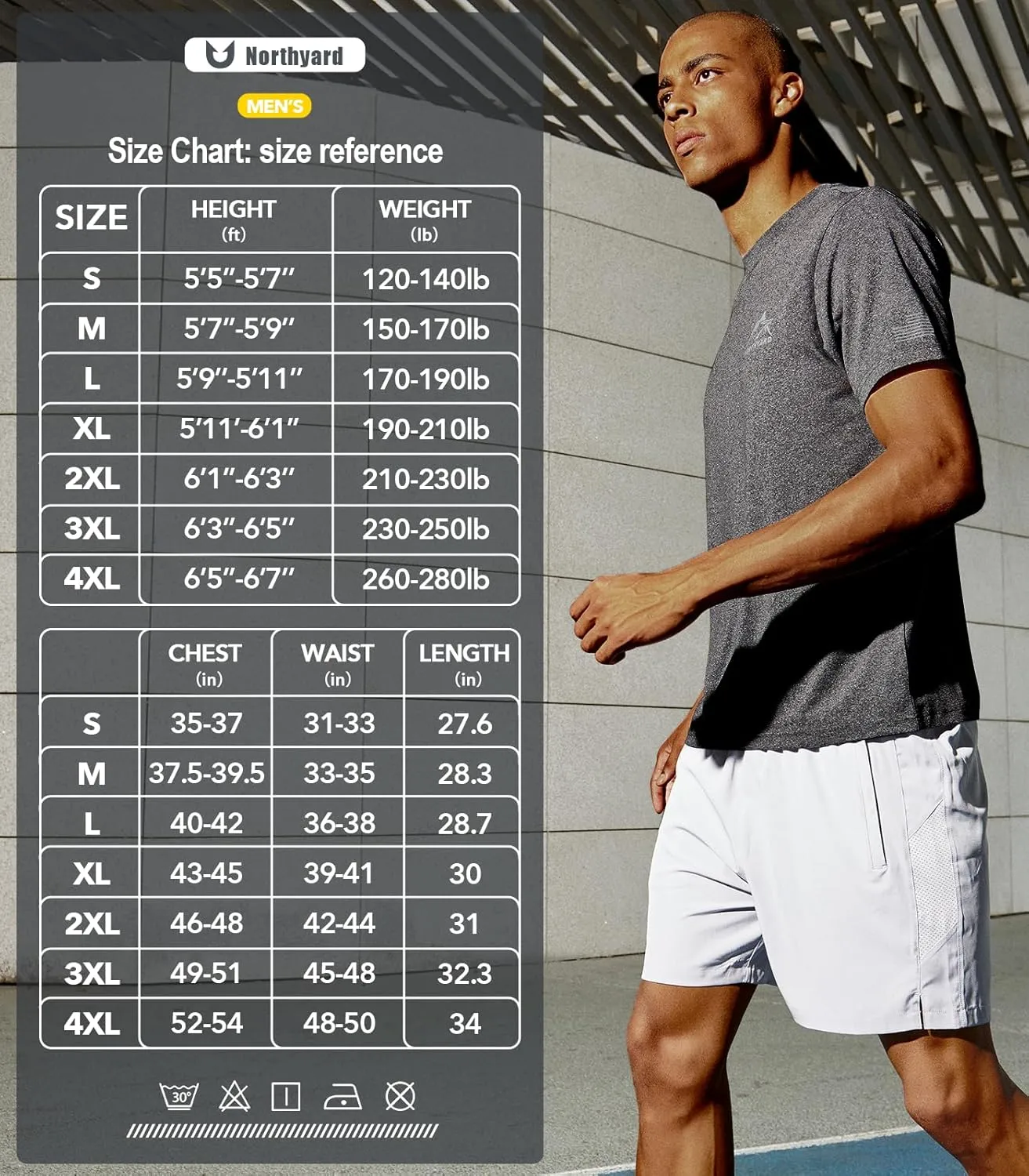 NORTHYARD Men's UPF 50  Sun Protection Shirts Swim SPF UV Quick Dry Short Sleeve T-Shirts for Athletic Fishing Rash Guard