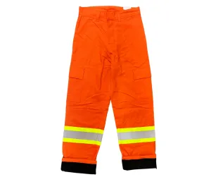 Orange River Men's ROCKY High-Vis Stretch Fleece Lined Work Cargo Pants - Orange