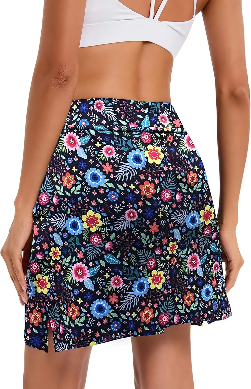 Oyamiki Women's Active Athletic Skort Lightweight Tennis Skirt Perfect for Running Training Sports Golf