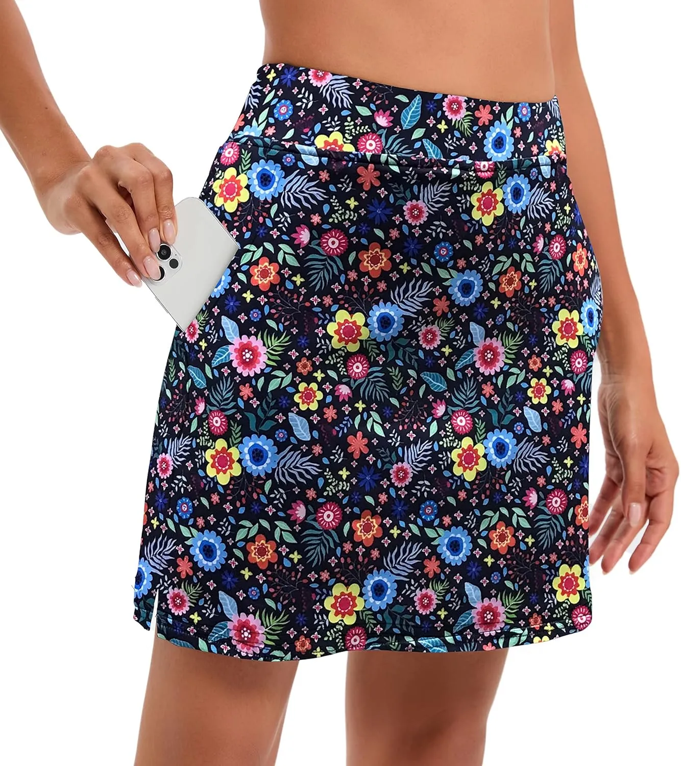 Oyamiki Women's Active Athletic Skort Lightweight Tennis Skirt Perfect for Running Training Sports Golf