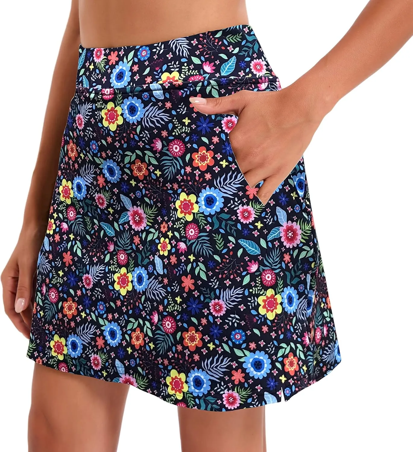 Oyamiki Women's Active Athletic Skort Lightweight Tennis Skirt Perfect for Running Training Sports Golf