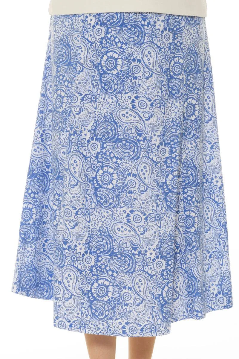 Paisley Print Skirt