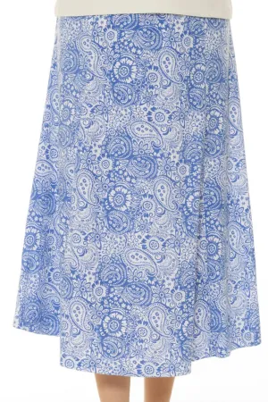 Paisley Print Skirt