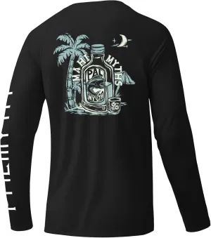 Palmyth Fishing Shirts for Men Long Sleeve Sun Protection Shirts UV UPF 50  T-Shirt Quick Dry