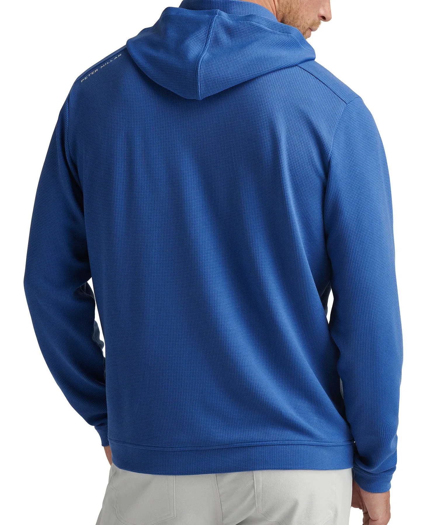 Peter Millar Grid Half Zip Hoodie