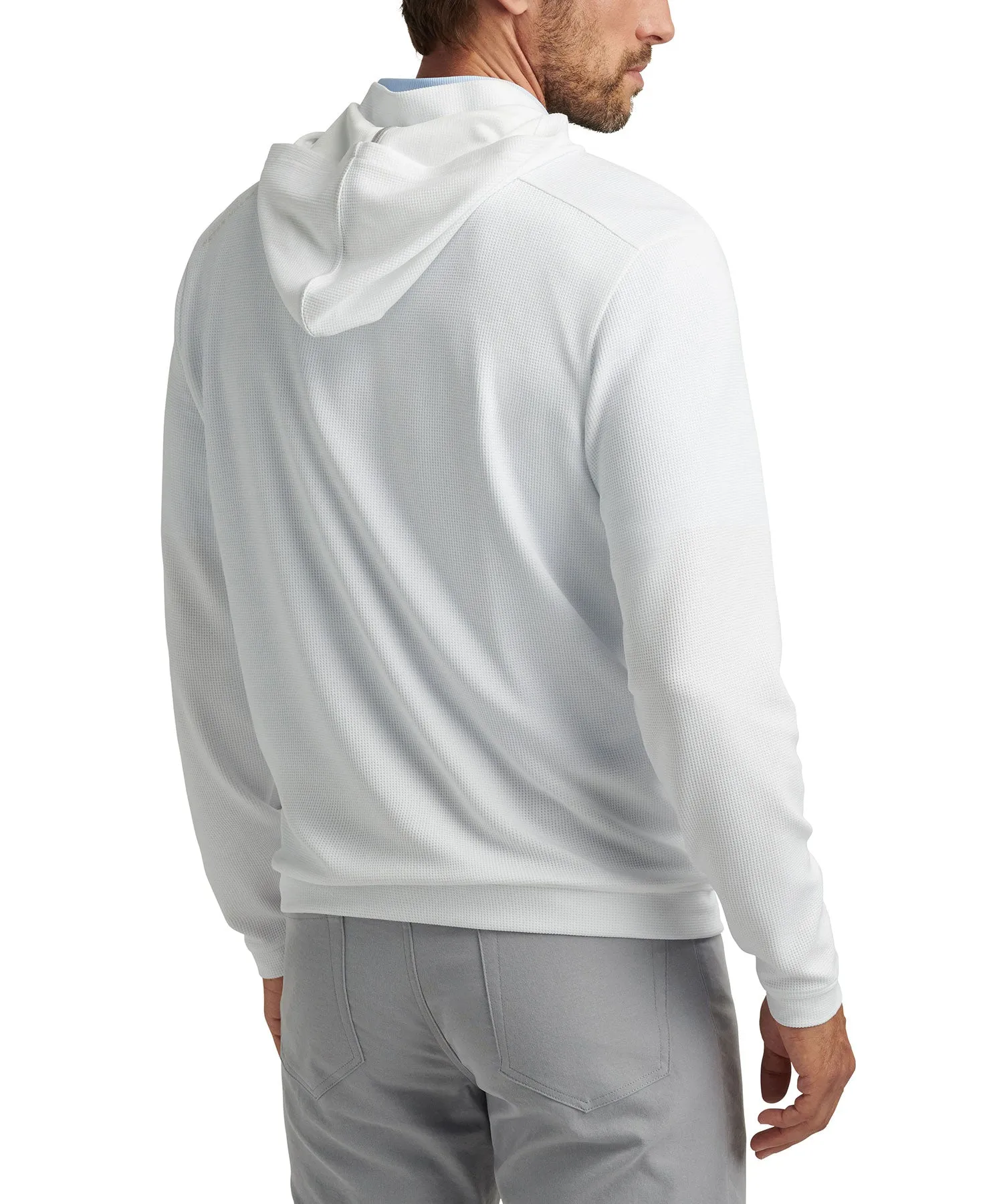 Peter Millar Grid Half Zip Hoodie