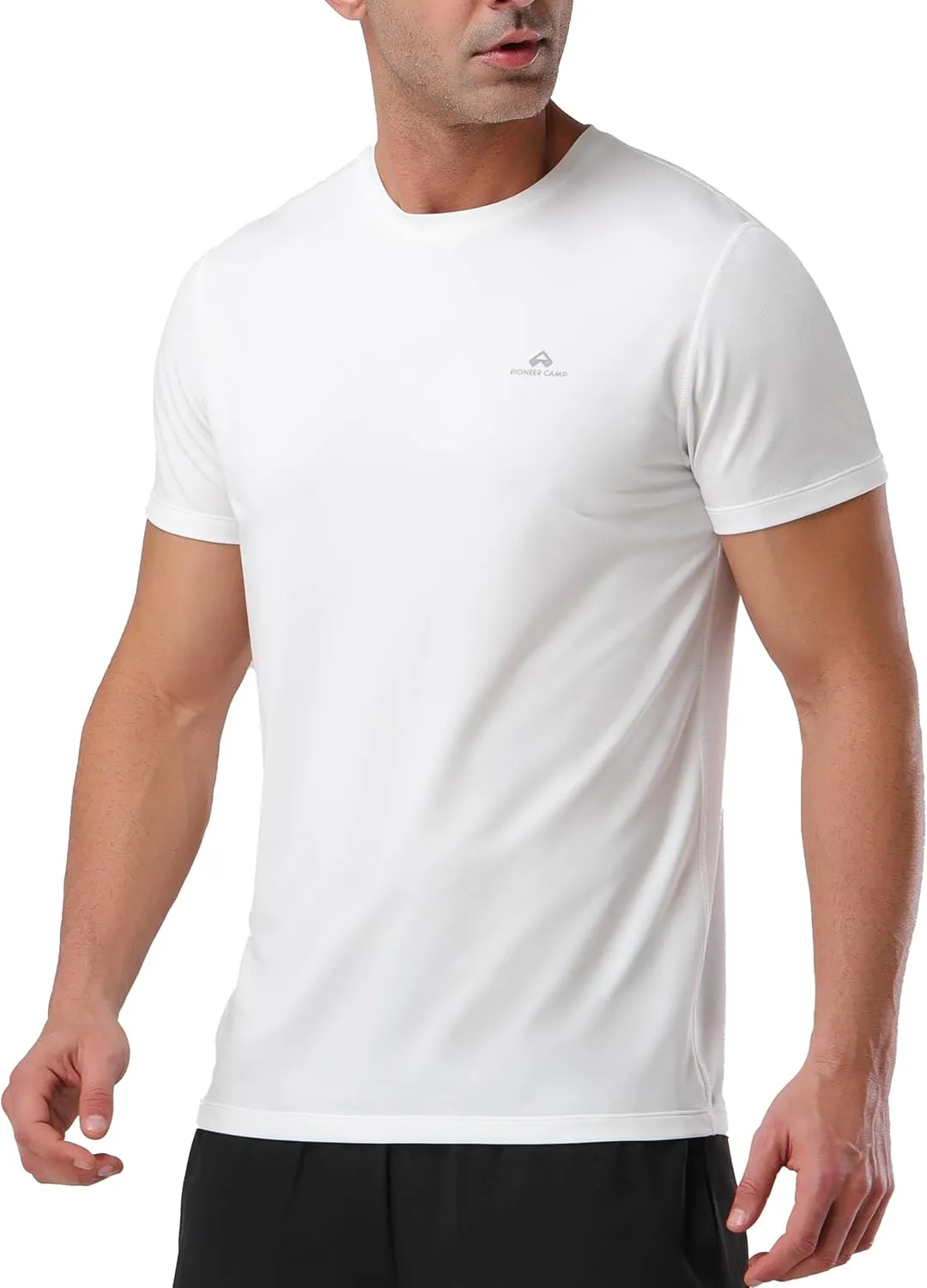 Pioneer Camp Men's Workout Gym Shirts Moisture Wicking Athletic Performance T-Shirts Quick Dry Running Active Top Tees